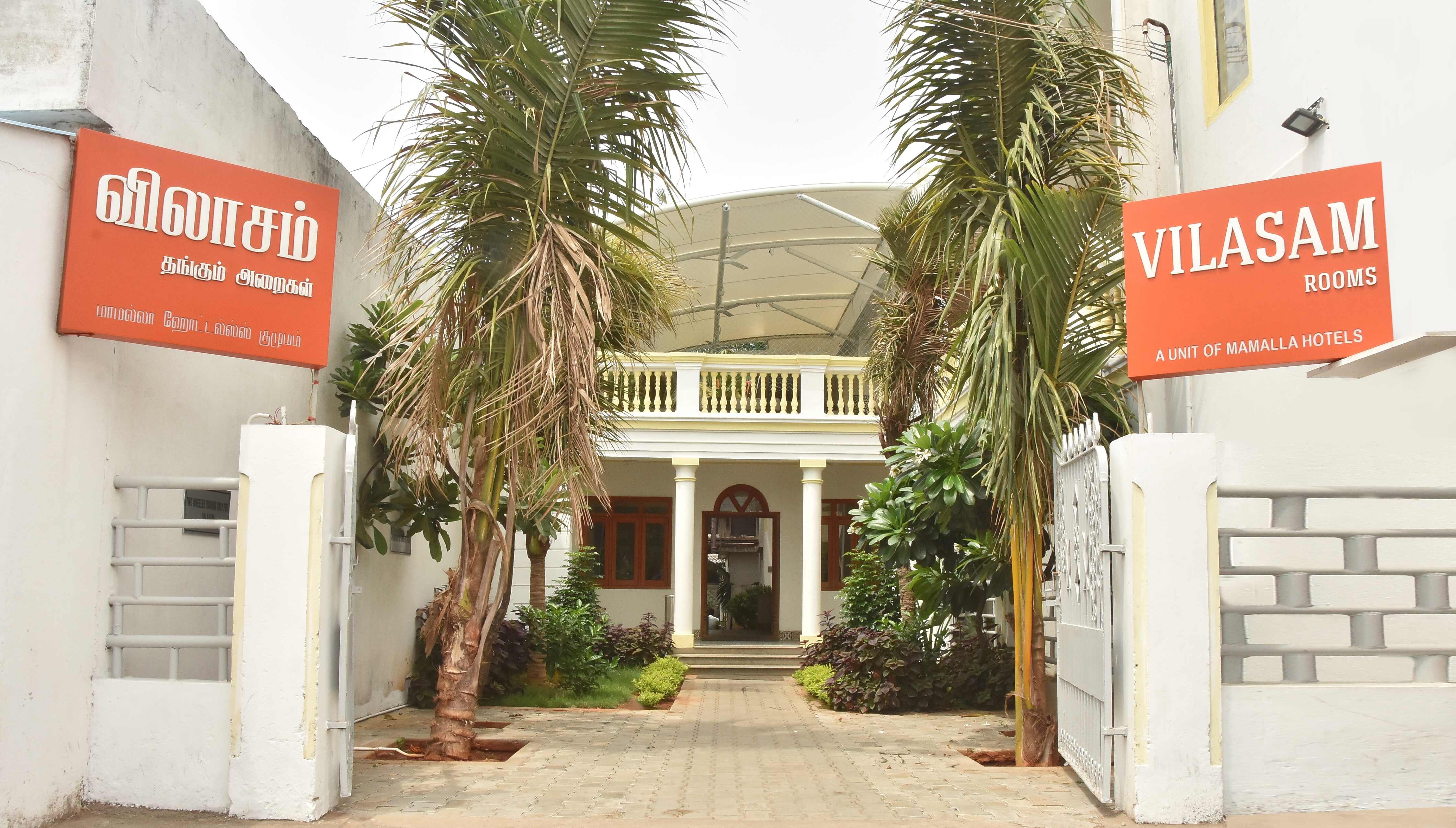 Vilasam Rooms exterior in Mahabalipuram
